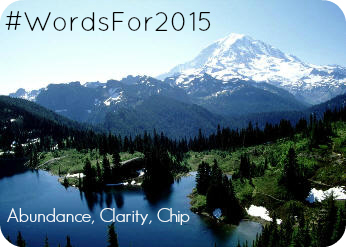 Three Words for 2015